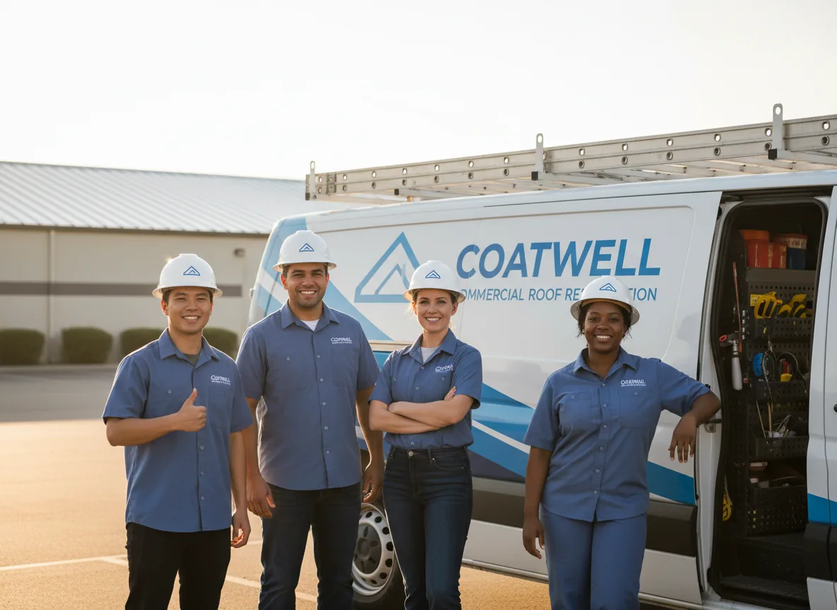 Commercial roof coating company in Middle Island, NY